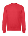 Klassisches Set-In-Sweatshirt, rot
