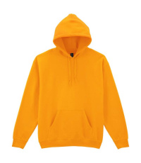 Kapuzenpullover für Erwachsene aus schwerem Mischgewebe, goldfarben