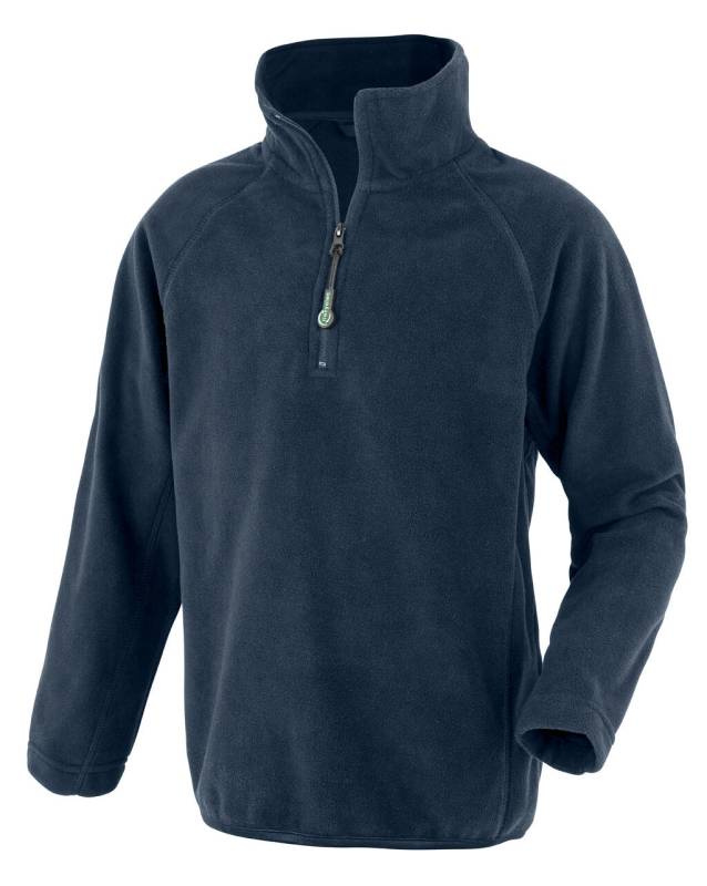 Junior-Oberteil aus recyceltem Mikrofleece, marineblau – Result Recycled (1)