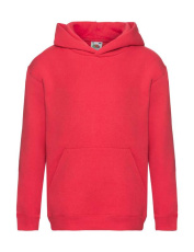 Premium-Sweatshirt mit Kapuze für Kinder, rot