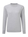 Raglan-Sweatshirt für Damen, helles Oxfordgrau, Helles Oxford