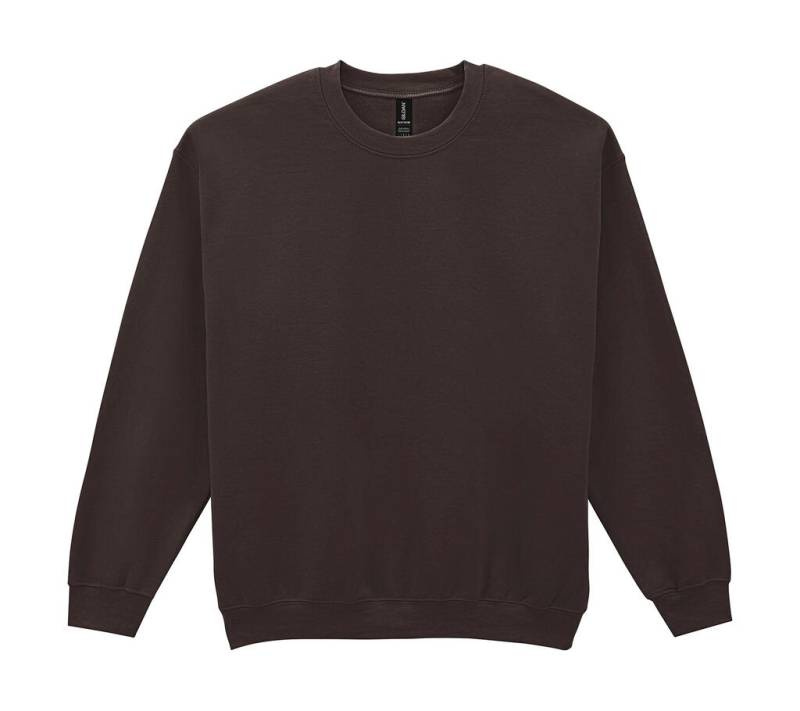 Heavy Blend Sweatshirt für Erwachsene mit Rundhalsausschnitt, Dunkle Schokolade – Gildan (1)