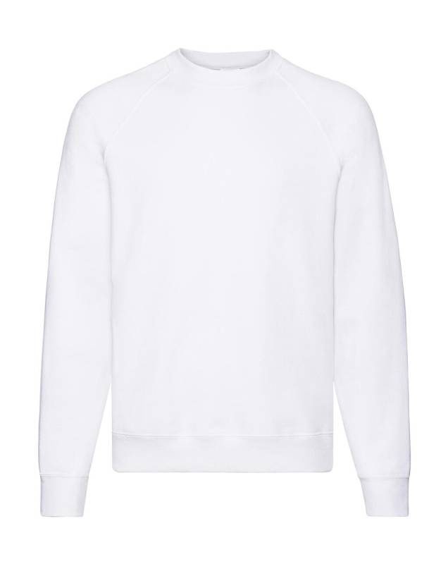 Klassisches Raglan-Sweatshirt, weiß – Fruit of the Loom (1)