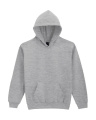 Softstyle Midweight Fleece-Hoodie für Kinder, Sportgrau
