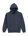 Softstyle Midweight Fleece-Hoodie für Kinder, Dunkelgrau meliert