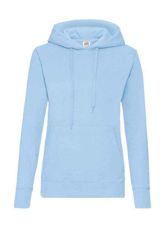 Klassischer Damen-Kapuzenpullover, himmelblau – Fruit of the Loom (1)