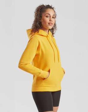 Klassischer Damen-Kapuzenpullover, rot – Fruit of the Loom (3)