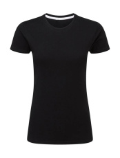 Signature Tagless Tee Damen, Tiefschwarz