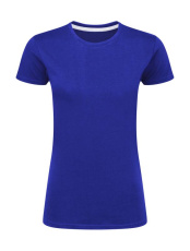 Signature Tagless Tee Damen, königsblau