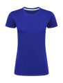 Signature Tagless Tee Damen, königsblau