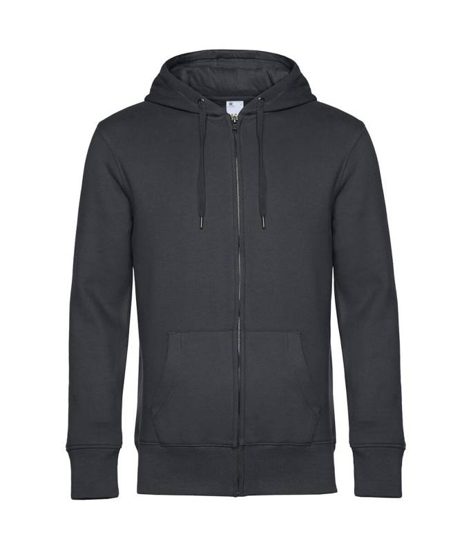 KING Kapuzenpullover mit Reißverschluss, Asphalt – B&C (1)