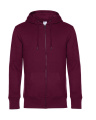 KING Kapuzenpullover mit Reißverschluss, Dunkle Kirsche