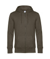 KING Kapuzenpullover mit Reißverschluss, Khaki