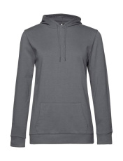 #Hoodie / Damen French Terry, Elefantengrau