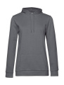 #Hoodie / Damen French Terry, Elefantengrau