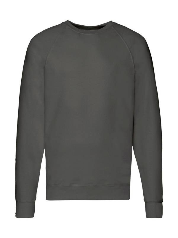 Leichtes Raglan-Sweatshirt, Hellgrau – Fruit of the Loom (1)