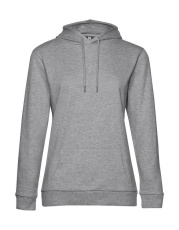 #Hoodie / Damen French Terry, graumeliert