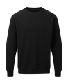 Raglan-Sweatshirt für Herren, schwarz