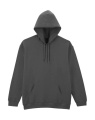 Softstyle Midweight Fleece-Kapuzenpullover für Erwachsene, anthrazitgrau, Holzkohle