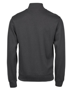 Gerippter Interlock-Halbreißverschluss, dunkelgrau – Tee Jays (4)