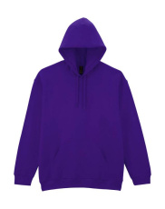 Softstyle Midweight Fleece-Kapuzenpullover für Erwachsene, violett