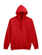 Softstyle Midweight Fleece-Kapuzenpullover für Erwachsene, rot