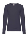 Damen-Raglan-Sweatshirt, leicht,, tiefes Marineblau, Tiefblau