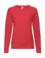 Damen-Raglan-Sweatshirt, leicht,, rot