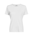 Damen-T-Shirt aus Pima-Baumwolle, weiß