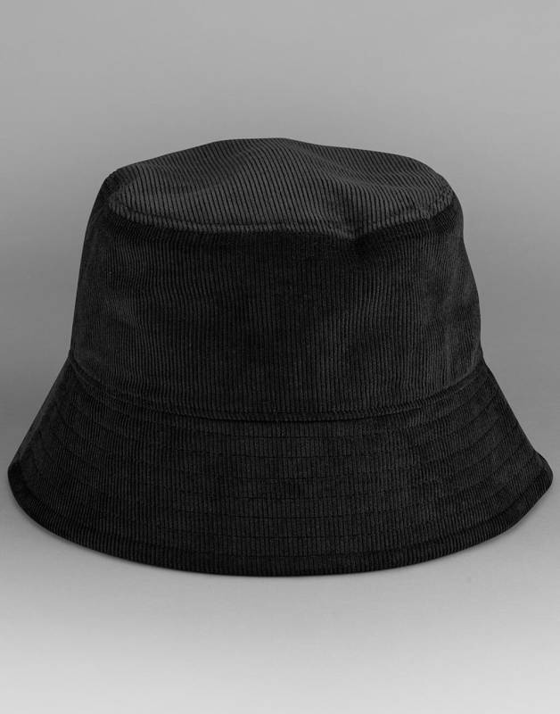 EarthAware® Bio-Cord-Bucket-Hat, schwarz – Beechfield (1)