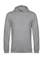 #Hoodie aus French Terry, graumeliert, Heidegrau