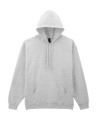 Softstyle Midweight Fleece-Kapuzenpullover für Erwachsene, Aschgrau