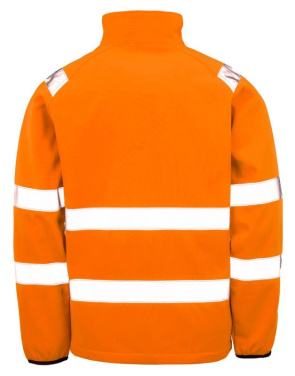 Recycelbare, bedruckbare Sicherheits-Softshell, Fluoreszierendes Gelb – Result Recycled (3)