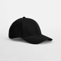 EarthAware® Junior Clas. Bio-Baumwoll-6-Panel-Kappe, schwarz