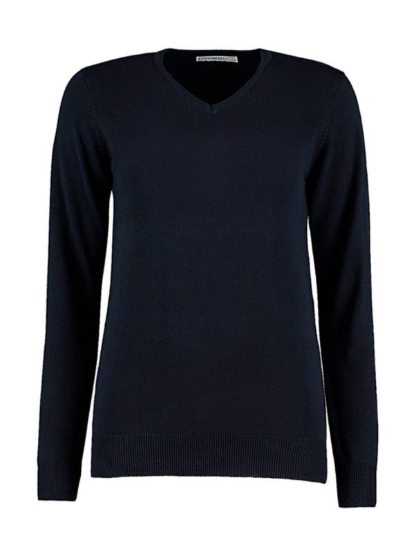 Klassischer Damen-Pullover „Arundel“, marineblau – Kustom Kit (1)