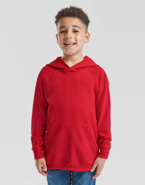 Leichter Kapuzenpullover für Kinder, rot – Fruit of the Loom (4)