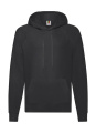 Leichter Kapuzenpullover, schwarz