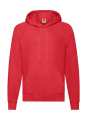 Leichter Kapuzenpullover, rot