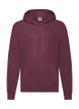Leichter Kapuzenpullover, bordeauxrot, Burgund