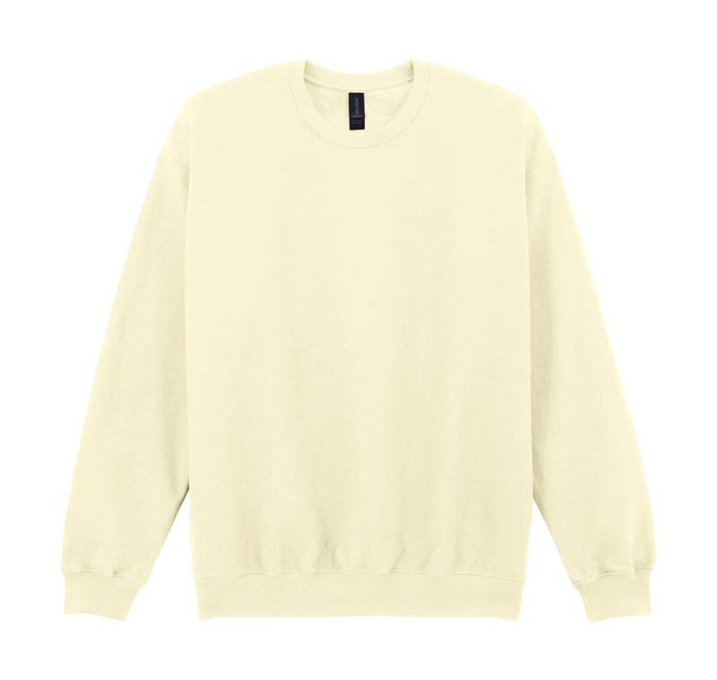 Softstyle Mittelschweres Fleece-Rundhalsausschnitt für Erwachsene, gebrochenes Weiß – Gildan (1)