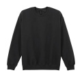 Softstyle Mittelschweres Fleece-Rundhalsausschnitt für Erwachsene, schwarz