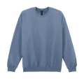 Softstyle Mittelschweres Fleece-Rundhalsausschnitt für Erwachsene, Steinblau
