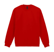 Softstyle Mittelschweres Fleece-Rundhalsausschnitt für Erwachsene, rot
