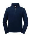 Authentisches Sweatshirt mit 1/4-Reißverschluss, französisches Marineblau, Französische Marine