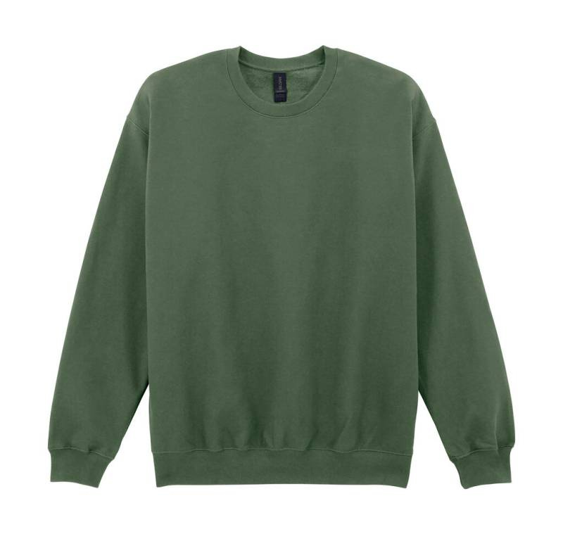 Softstyle Mittelschweres Fleece-Rundhalsausschnitt für Erwachsene, militärgrün – Gildan (1)