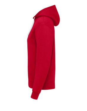Originals Contrast Kapuzensweatshirt für Damen, Dunkelschwarz/Rot – SG Originals (3)