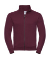 Authentische Herren-Sweatjacke, bordeauxrot, Burgund