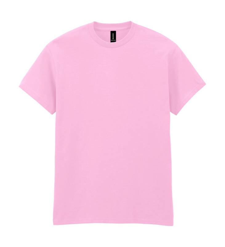 Schweres Baumwoll-T-Shirt für Erwachsene, Hellrosa – Gildan (1)
