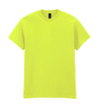 Schweres Baumwoll-T-Shirt für Erwachsene, Sicherheitsgrün