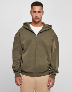 Ultra Heavy Zip Hoody, schwarz – Build Your Brand (2)